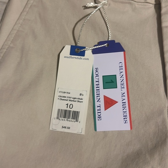 NWT Southern Tide Boys Channel Marker Khaki Short - Picture 5 of 10